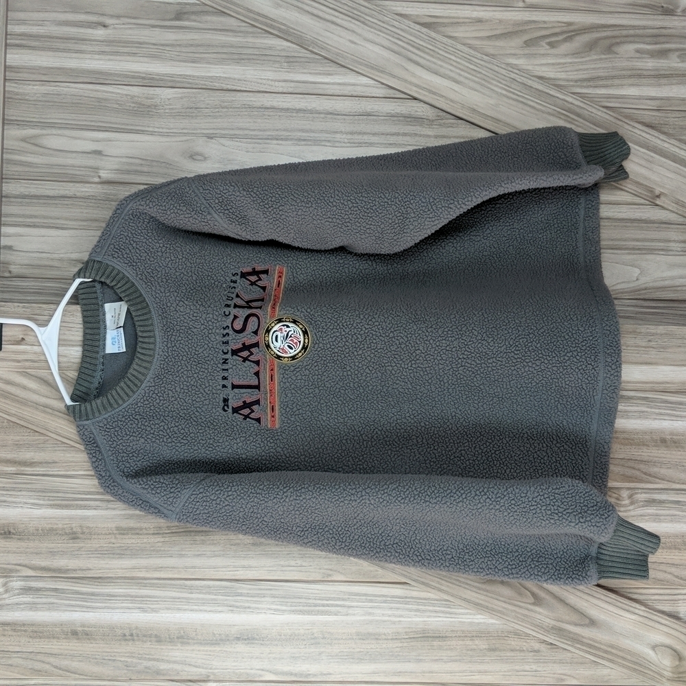 Princess Cruise Men's Alaska Fleece Sweatshirt Size Medium